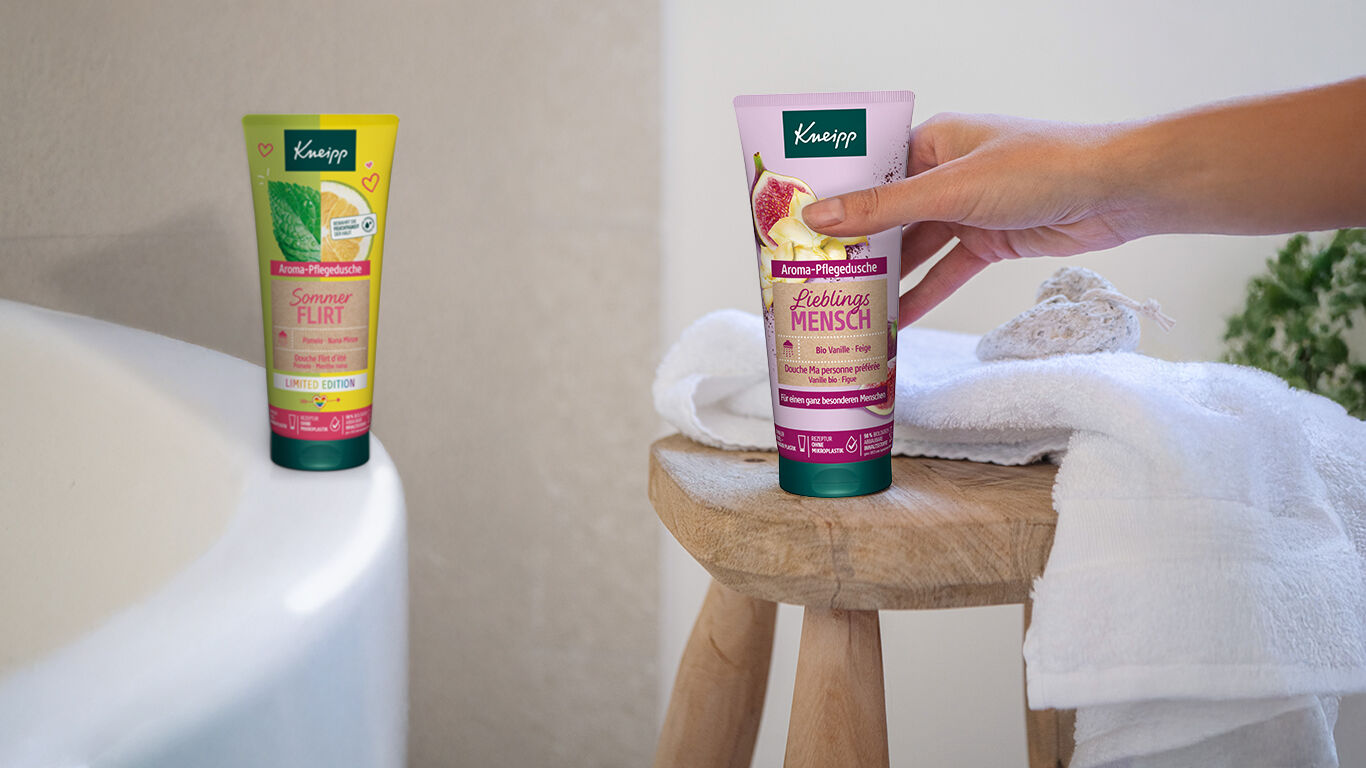 Dusche Sommerflirt und Dusche Lieblingsmensch